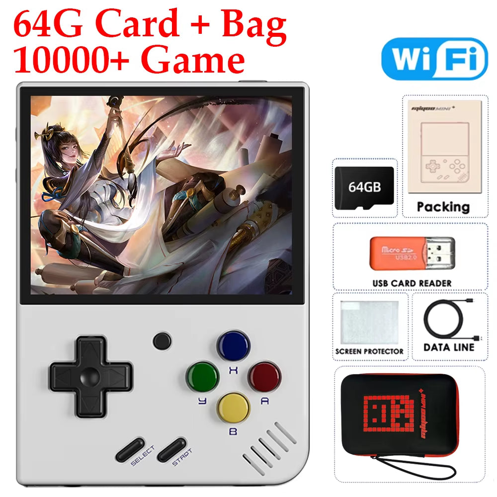 Miyoo Mini Plus Classic V3 Retro Handheld Game Console with IPS HD Screen and Linux System for All Ages