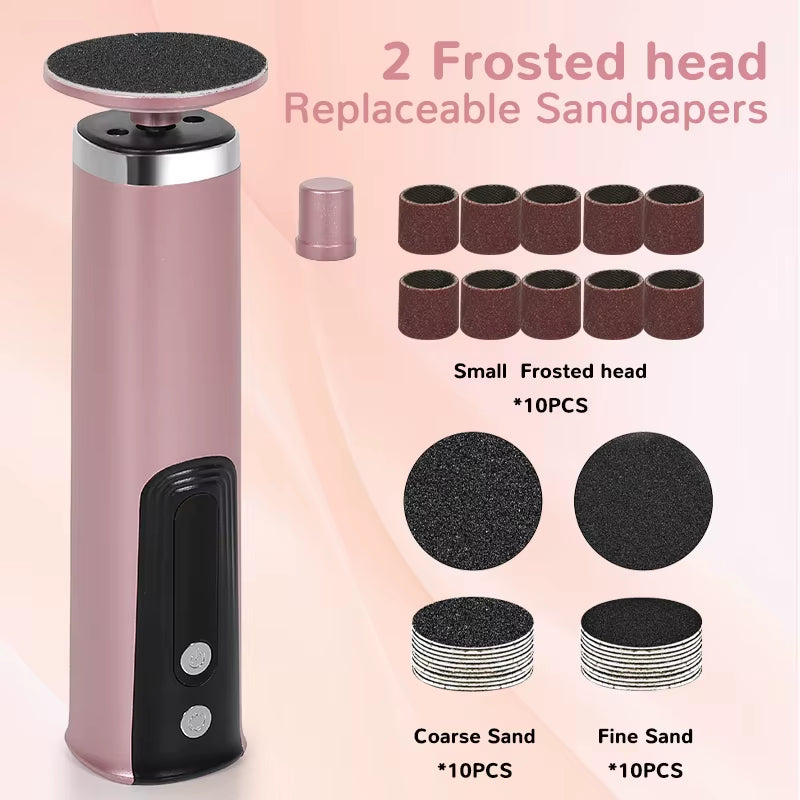 Foot Care Tool 2-In-1 Foot and Hand Electric Care Tools,Polish and Smooth,Shine Toenails Electric Callus Remover Pedicure File