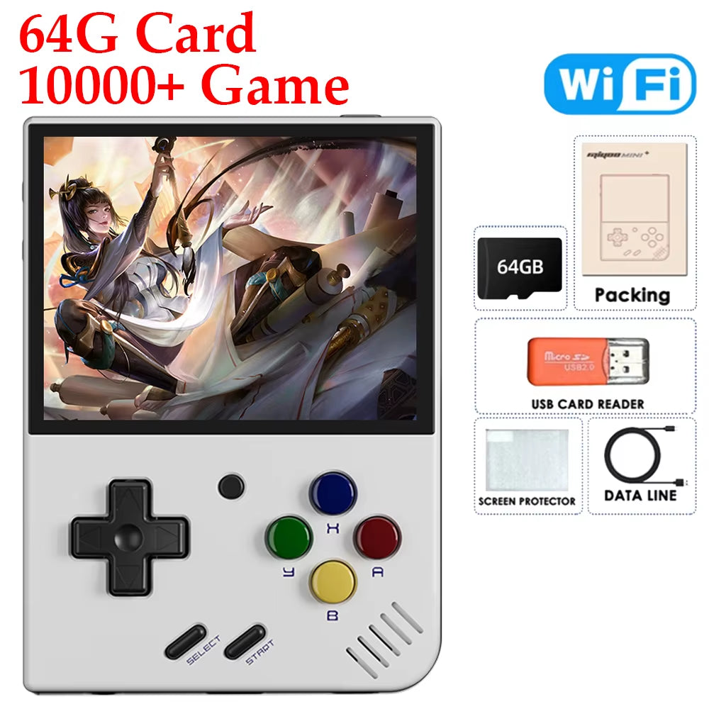 Miyoo Mini Plus Classic V3 Retro Handheld Game Console with IPS HD Screen and Linux System for All Ages