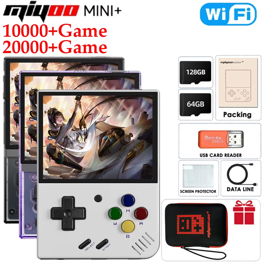 Miyoo Mini Plus Classic V3 Retro Handheld Game Console with IPS HD Screen and Linux System for All Ages