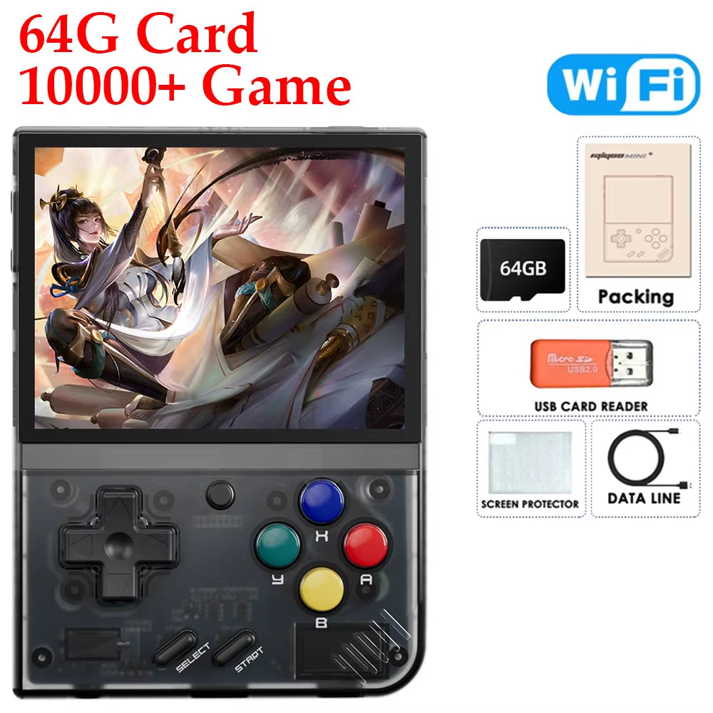 Miyoo Mini Plus Classic V3 Retro Handheld Game Console with IPS HD Screen and Linux System for All Ages