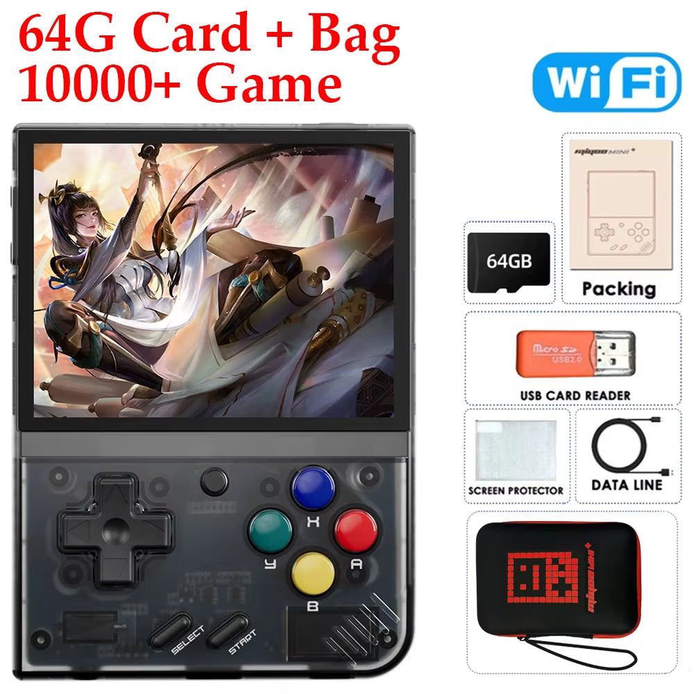 Miyoo Mini Plus Classic V3 Retro Handheld Game Console with IPS HD Screen and Linux System for All Ages