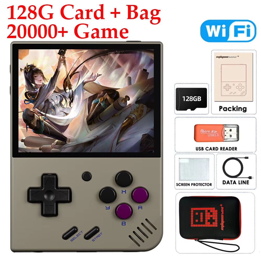 Miyoo Mini Plus Classic V3 Retro Handheld Game Console with IPS HD Screen and Linux System for All Ages