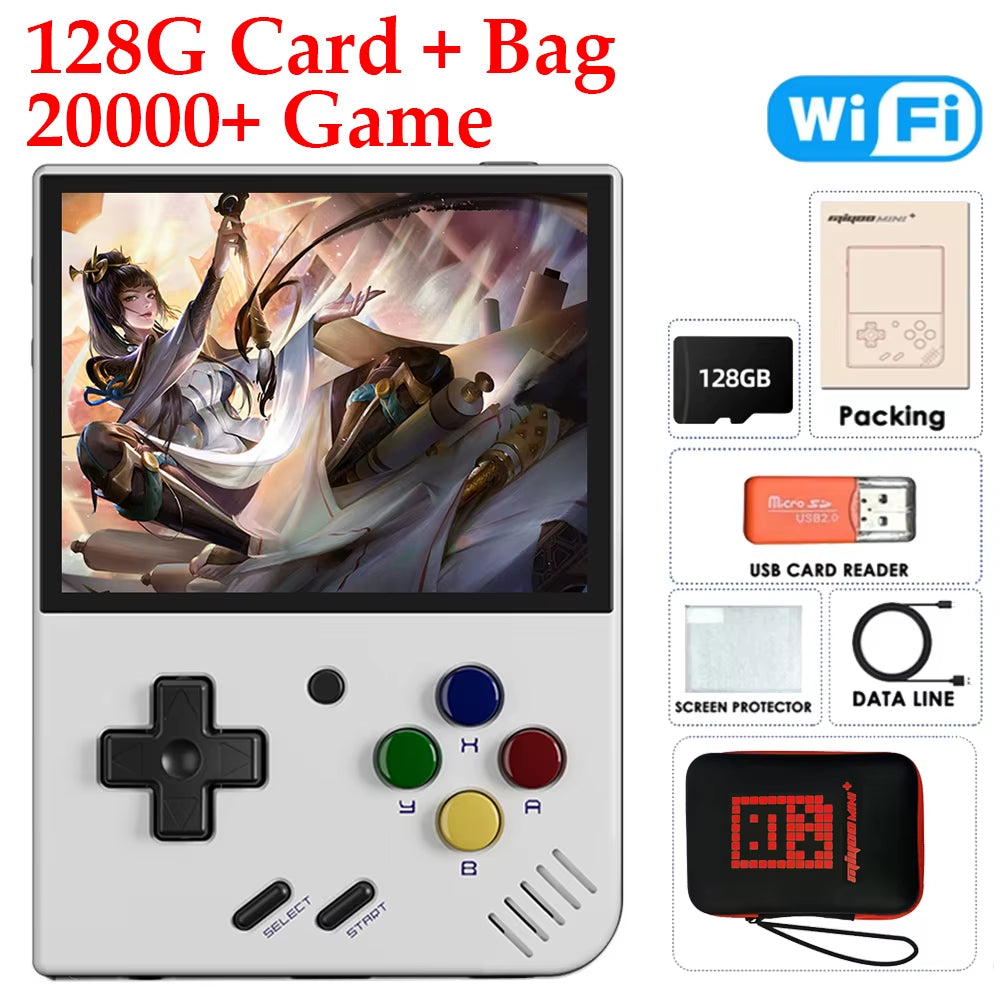 Miyoo Mini Plus Classic V3 Retro Handheld Game Console with IPS HD Screen and Linux System for All Ages