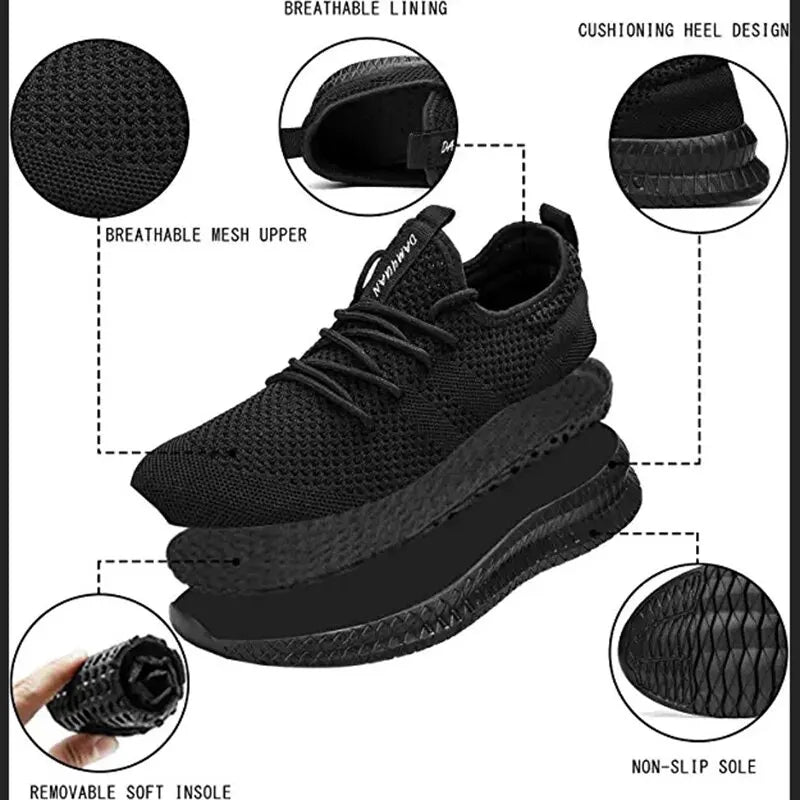 Women'S Running Shoes Woman Sport Shoes Lightweight Comfortable Breathable Walking Sneakers Tenis Masculino Zapatillas Hombre