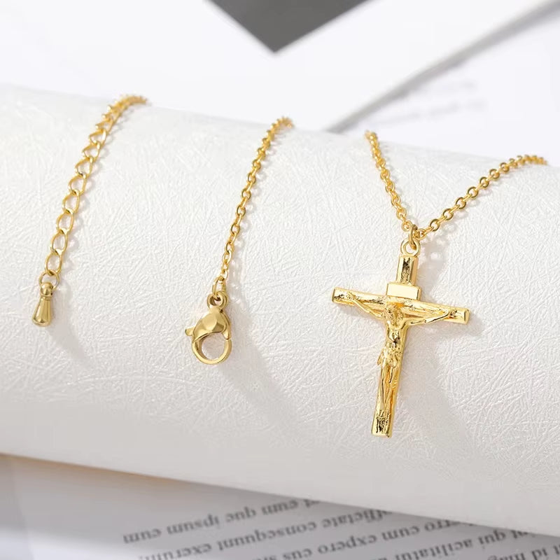 Tiny Geometry Collar Para Mujer Stainless Steel Jewelry Gold Color Classic Star Necklaces for Women Men Y2K Fashion Love Choker