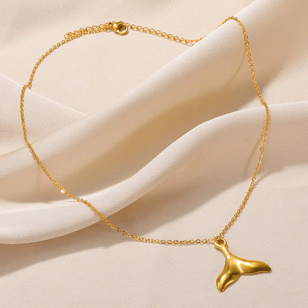 Tiny Geometry Collar Para Mujer Stainless Steel Jewelry Gold Color Classic Star Necklaces for Women Men Y2K Fashion Love Choker