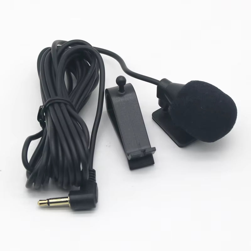 1/2Pcs 3M Professionals Car Audio Microphone 3.5Mm Jack Plug Mic Mono Mini Wired External Microphone for PC Auto Car DVD Radio